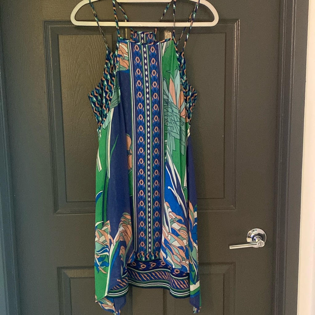 Maeve High Neck Halter Dress